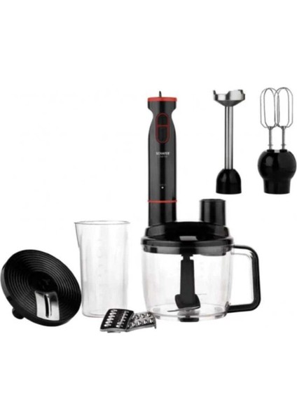 Gelişmiş 1500W Çok Fonksiyonlu Blender Seti, Gri Renk