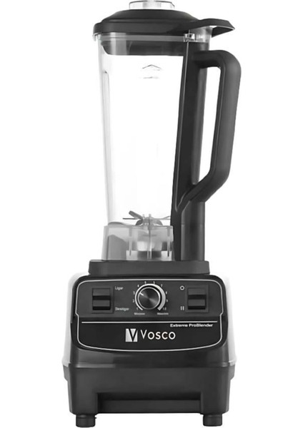 Güçlü 1600W 2l Polikarbon Blender, Buz Kırıcı, Dayanıklı ve Şık Tasarım