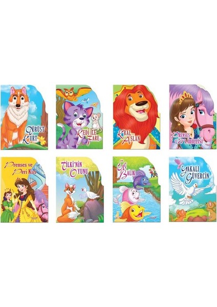 Şekilli Kitaplar Seti (8 Kitap Kitap)