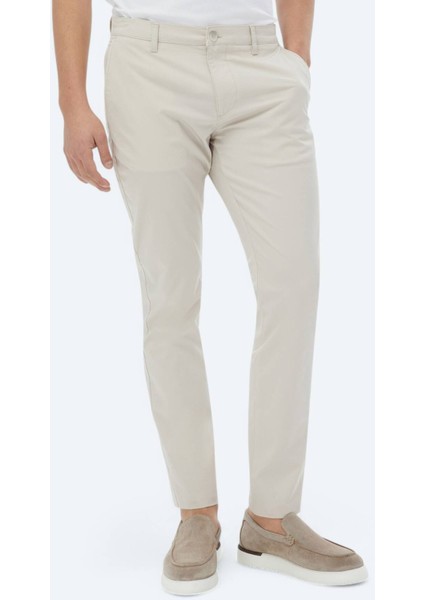 Vizon Dokuma Slim Fit Casual Pantolon