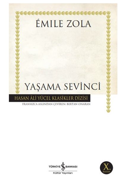 Yaşama Sevinci - Hasan Ali Yücel Klasikleri