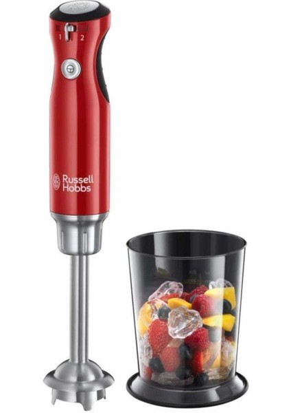 Retro El Blender 25230-56, Kırmızı, Beyaz Renk Seçenekleriyle Şık ve Kullanışlı Ürün
