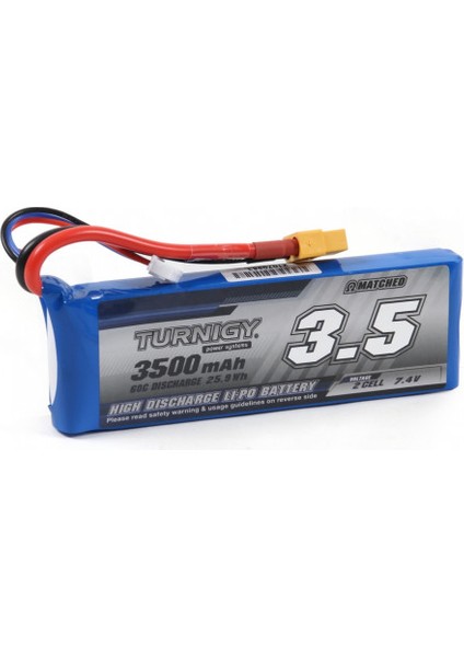 3500MAH 2s 60C Lipo Batarya
