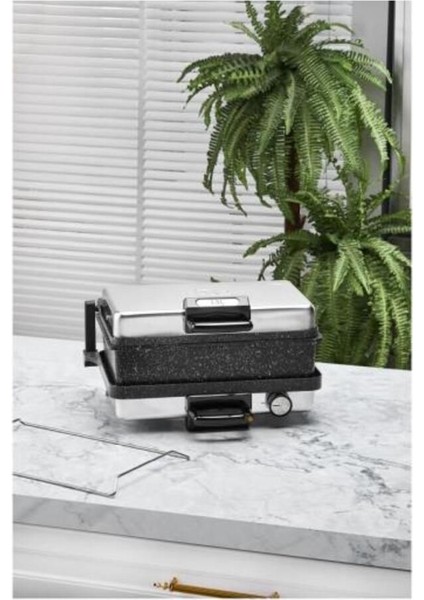 Gri Tost ve Lahmacun Makinası, Tepsili, Pratik ve Kullanışlı Tasarım indirimleri