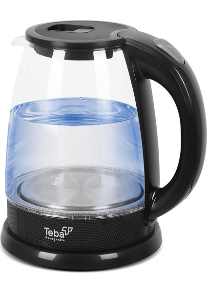 Şeffaf Cam Kettle, Işıklı, Modern ve Şık Tasarım, Kahverengi Renkli, Kolay Kullanım fiyatları