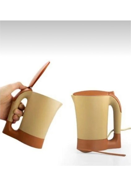 Küçük Pratik Kapaklı Su Isıtıcı ve Kahve Makinesi, Taşınabilir ve Kullanışlı