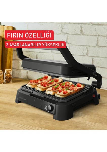 Çok Fonksiyonlu 8 Porsiyon Kapasiteli 2200W Izgara ve Tost Makinesi modelleri