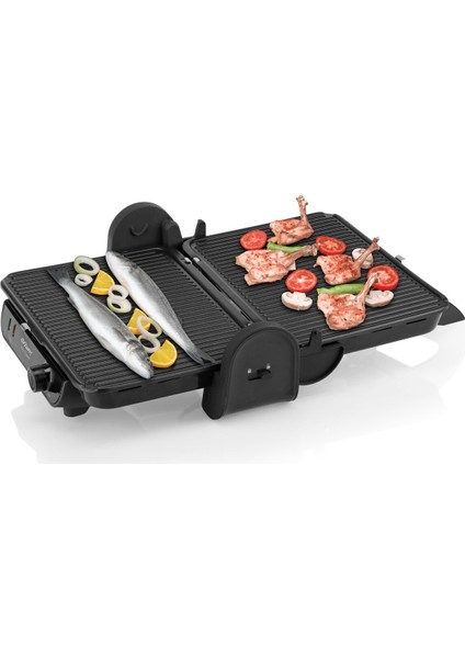 Pratik ve Şık 1800W Izgara ve Tost Makinesi, Sağlıklı ve Lezzetli Atıştırmalıklar Için modelleri
