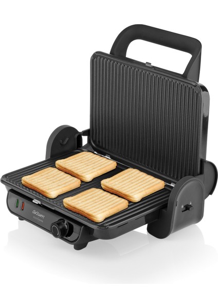 Pratik ve Şık 1800W Izgara ve Tost Makinesi, Sağlıklı ve Lezzetli Atıştırmalıklar Için indirimleri