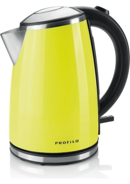 Paslanmaz Çelik 2200 W Su Isıtıcı Kettle Yeşil Renk