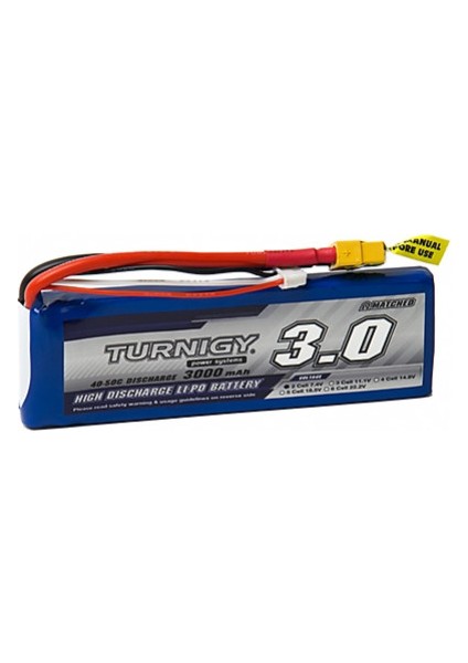 3000MAH 2s 40C Lipo Batarya