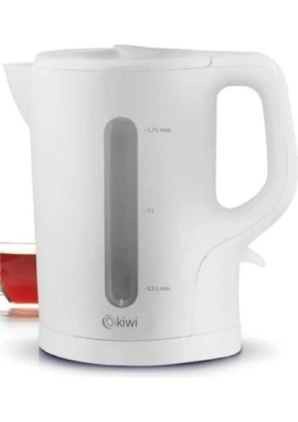 Beyaz 1.7l Kettle, Pratik ve Şık Tasarım