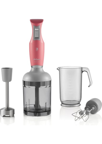 Pembe Mercan Blender Seti, Şık ve Kullanışlı Mutfak Aksesuarı