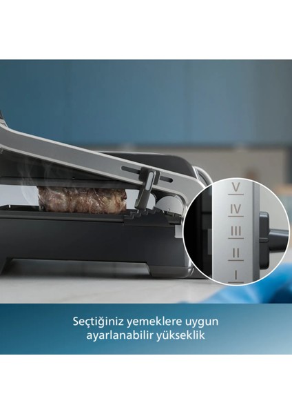 Geniş Izgara Yüzeyli, Ayarlanabilir Sıcaklıklı 5000 Serisi Izgara ve Tost Makinesi fiyatları