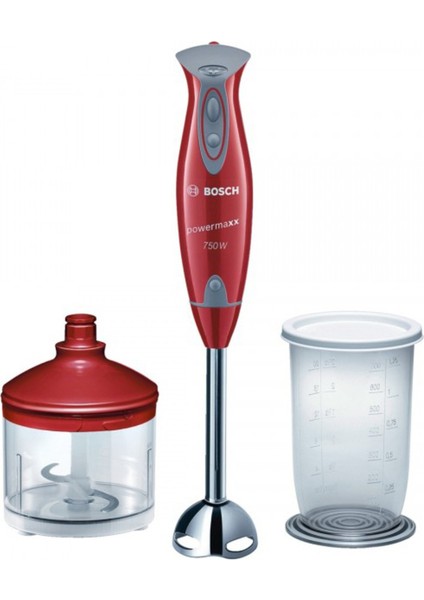 Kırmızı Renkli Çok Amaçlı Blender, Güçlü ve Şık Tasarım