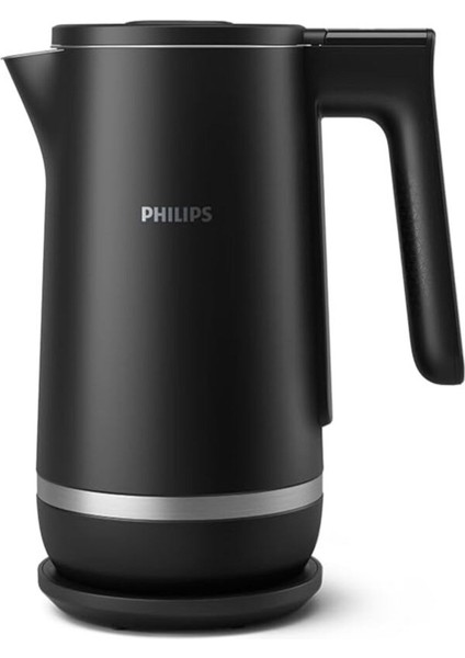 Şık Siyah Su Isıtıcı, Çelik Iç Gövde, Dokunmatik Kontrol, 7000 Serisi