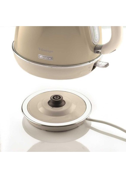 Şık 1.7 Litre Elektrikli Su Isıtıcı, Bej Renk, Modern Tasarım fırsatları