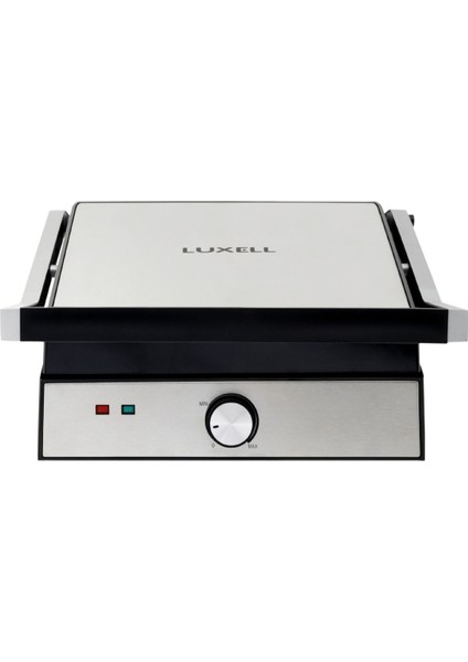 2000W Döküm Izgara ve Tost Makinesi, 180° Açılabilir, Metalik Tasarım