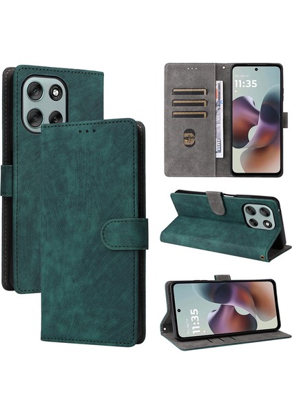 Motorola G86 Power 5g Cüzdan Telefon Kılıfı, Rfıd Engellemeli Kredi Kartı Tutucu, Premium Pu Deri Flip Folio Kılıf Cüzdan ve Kickstand Koruyucu Kılıf Motorola G86 Power 5g (Yurt Dışından)