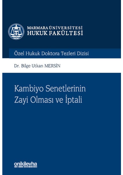 Kambiyo Senetlerinin Zayi Olması ve Iptali