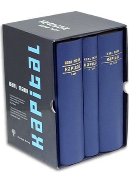 Kapital Set - (3 Kitap Takım Kutulu - Ciltli)