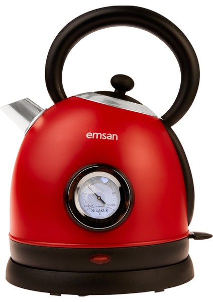 Kırmızı Kettle, Şık ve Kullanışlı Elektrikli Su Isıtıcı fiyatları