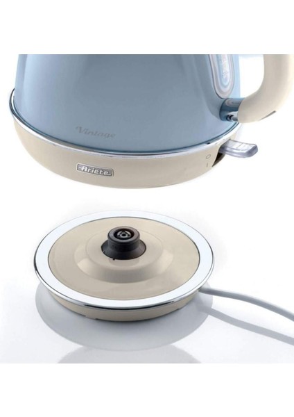 Vintage 2869 Çelik Kettle Mavi ve Beyaz, Şık ve Dayanıklı Ev Gereçleri indirimleri