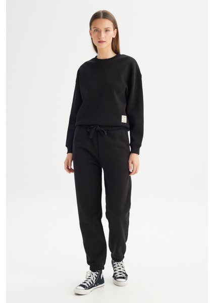 Pamuklu Regular Fit Normal Kesim Cepli Jogger Sweatpant