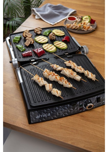 Renkli Granit Izgaralı Tost Makinesi GH26250, Pembe fırsatları