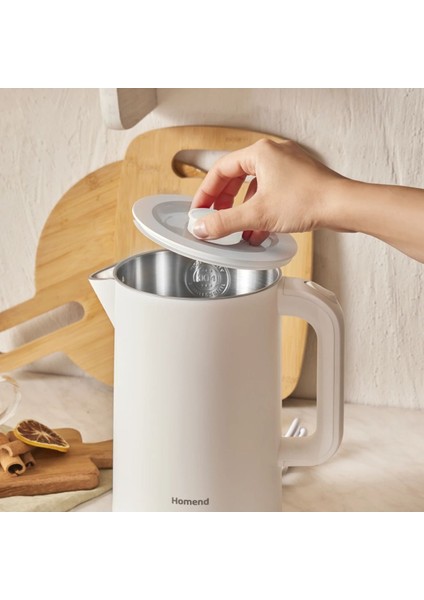 Paslanmaz Çelik 2200W, Çift Kaplamalı, Ses Yalıtımlı, Cooltouch Özellikli Beyaz fiyatları