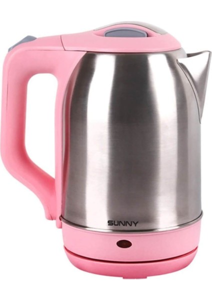 Pembe 1,7l Çelik Su Isıtıcı, Şık ve Dayanıklı Tasarım