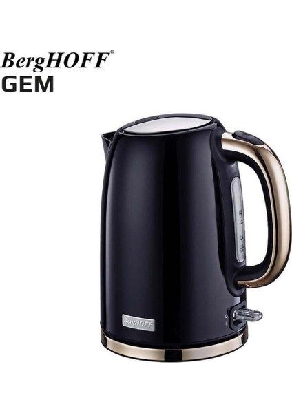 1.7 L Siyah Gold Su Isıtıcı, Şık ve Kullanışlı Ev Gereci