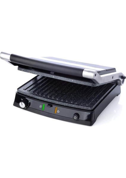 Gümüş Renkli Tost Makinesi, Şık ve Pratik Tasarım