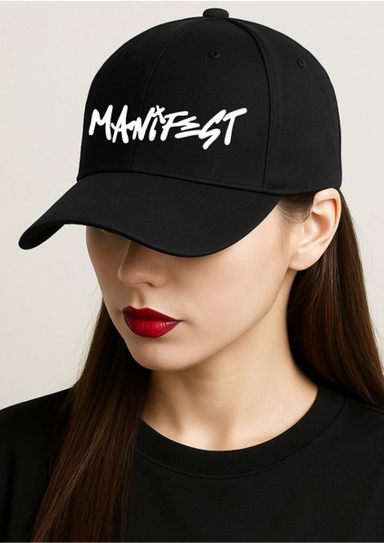 Manifest Grub Tasarımlı Özel Üretim Standart Premium Baskı Kep-Şapka
