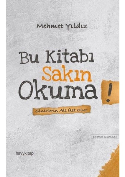 Bu Kitabı Sakın Okuma! - Sinirlerin Alt Üst Olur
