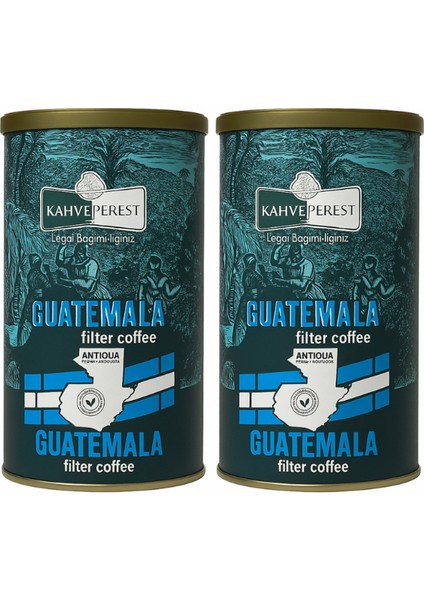 Guatemala Antigua Filtre Kahve – 250 gr Teneke Kutu X2