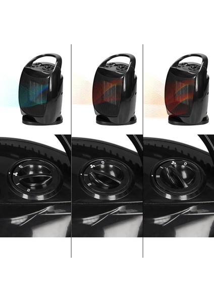 Seramik Fanlı Isıtıcı Siyah, Hızlı Isıtma ve Güçlü Performans fırsatları