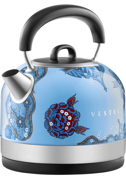 Retro Düş Mavisi Çini Sıcak Su Isıtıcı, Şık ve Kullanışlı Tasarım modelleri