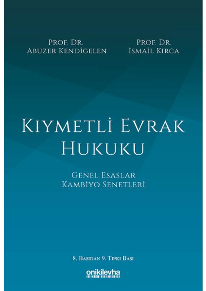 Kıymetli Evrak Hukuku