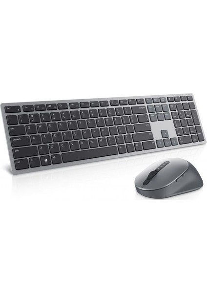 KM7321W Kablosuz Klavye Mouse Set Tr-Gri Siya