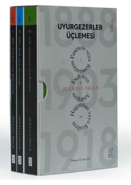 Uyurgezerler Üçlemesi (3 Cilt Kutulu)