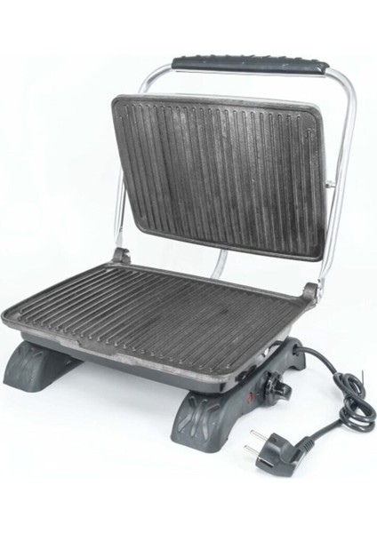 Turuncu Demir Döküm Tost Makinesi 1800W 4-6 Dilim Ev ve Sanayi Kullanımı