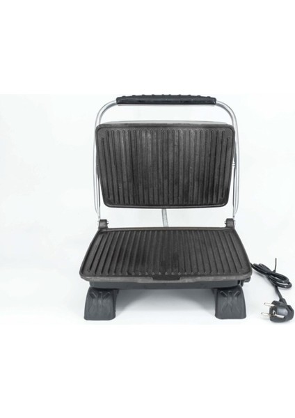 Turuncu Demir Döküm Tost Makinesi 1800W 4-6 Dilim Ev ve Sanayi Kullanımı