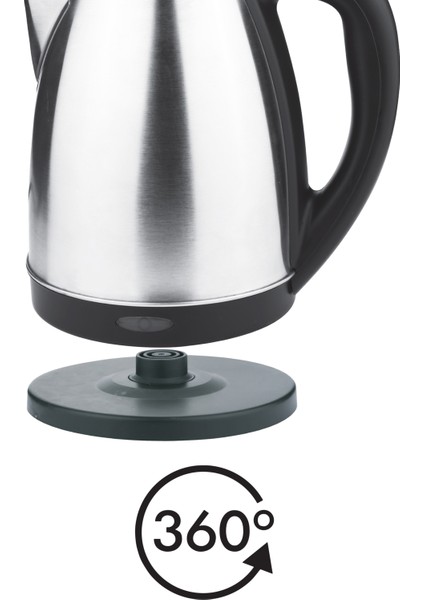 1.8l Elektrikli Paslanmaz Çelik Su Isıtıcı Kettle 1500W modelleri