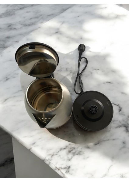 Çelik Elektrikli Su Isıtıcısı, 1.8l, 1500W, Şık Bej Renk Seçeneği fırsatları