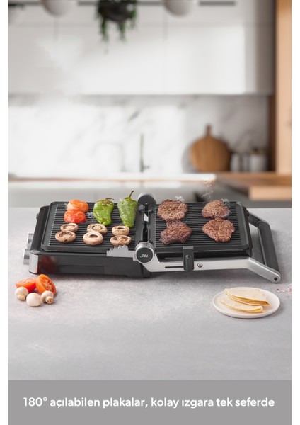 Paslanmaz Çelik Döküm Plakalı Tost ve Izgara Makinesi, Sağlam ve Şık Tasarım fırsatları