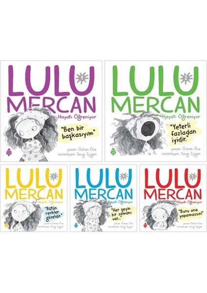 Lulu Mercan Hayatı Öğreniyor Seti (5 Kitap)