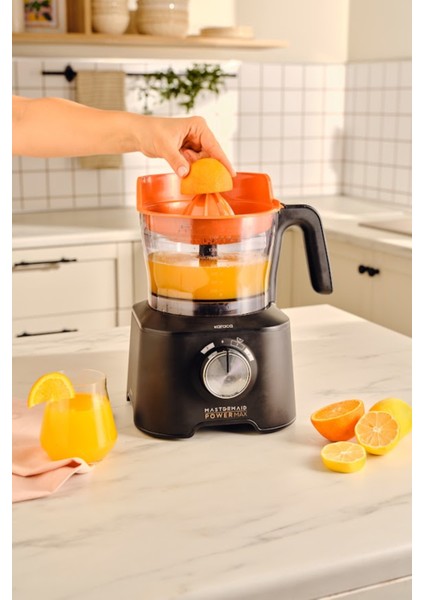 11'li Çok Amaçlı Mutfak Robotu, Siyah Gümüş, Güçlü 2500 W modelleri