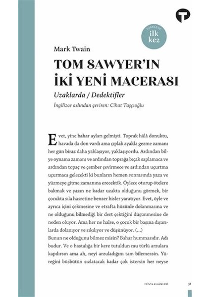 Tom Sawyer’ın Iki Yeni Macerası
