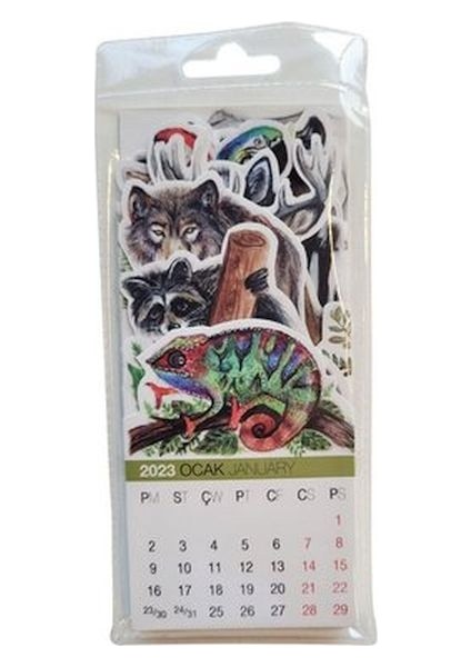 73X16 cm World Of Animals 2022-2023 Takvim